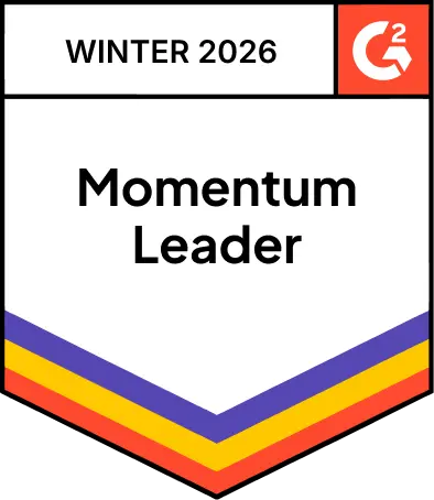 G2 Winter 2026 Momentum Leader award badge