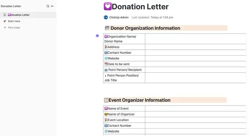 Donation letters sometimes referred to as donor letters, are a type of mail you may use to ask for donations from or build your donor base from your supporters. They are crucial for cultivating partnerships with contributors and encouraging individuals or organizations who have previously given generously to your cause to do so again.