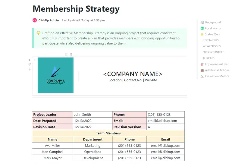 Crafting an effective Membership Strategy is an ongoing project that requires consistent effort. It's important to create a plan that provides members with ongoing opportunities to participate while also delivering ongoing value to them. 