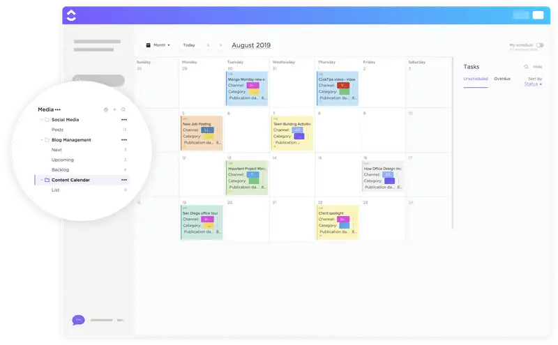 Content calendars (also known as editorial calendars or blog calendars) are one of the most important tools for any content team. Organizing your content on a calendar (or on a list or spreadsheet) helps you plan, organize, and track content throughout the entire year.