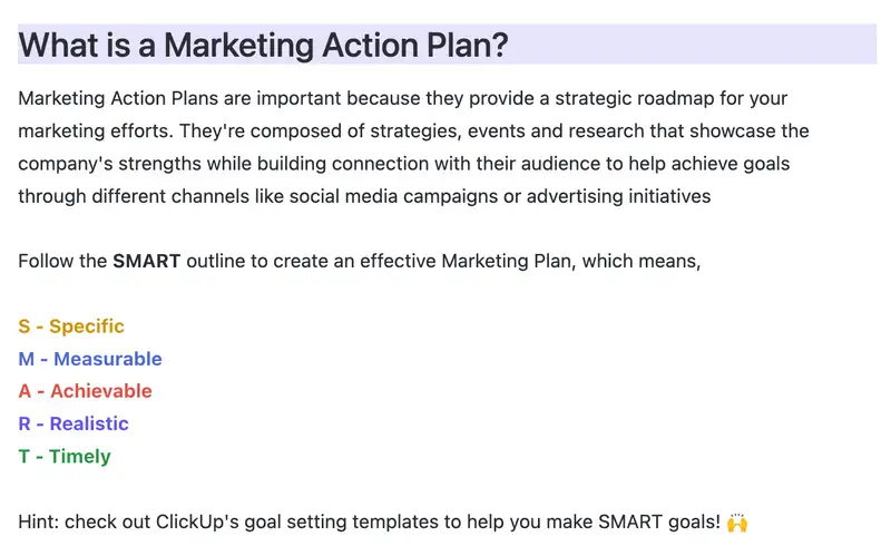 A marketing plan is a resource that outlines the strategy for promoting and selling a product or service. It includes information about the target market, advertising and promotion efforts, pricing, and distribution channels.