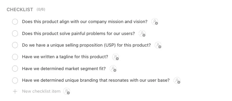 This ClickUp task template will help you score your product positioning, unique selling point, and how your product can change the market. Use this information to create a marketing strategy that will resonate with your customers.